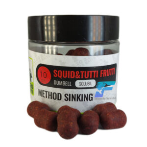 DUMBELL SOLUBIL 2.20 BAITS SUPREME METHOD SINKING SQUID TUTTI FRUTTI 10mm