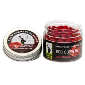 WAFTER 2.20 BAITS FLUO SMOKE RED SUPREME CAPSUNA & N-BUTYRIC 6MM