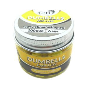 POP-UPS C&B DUMBELLS PEPENE GALBEN 6MM