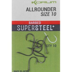 CARLIGE KORUM ALLROUNDER SUPERSTEEL BARBED 10BUC