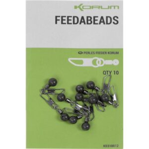 VARTEJ CU MARGEA CULISANTA SI AGRAFA KORUM FEEDABEADS 10BUC