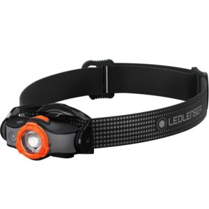 LANTERNA DE CAP LED LENSER MH5 BLACK/ORANGE