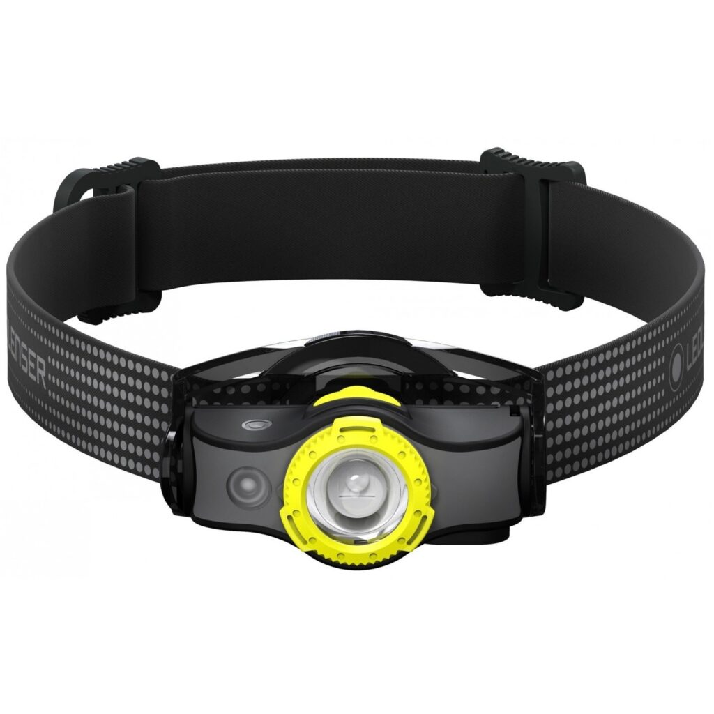 LANTERNA DE CAP LED LENSER MH5 BLACK/YELLOW - imagine 2