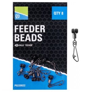 VARTEJ CU MARGEA CULISANTA SI AGRAFA PRESTON FEEDER BEADS 8BUC