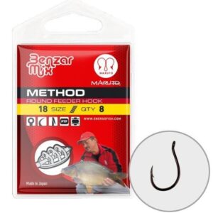 CARLIGE BENZAR MIX METHOD ROUND FEEDER HOOK 8BUC