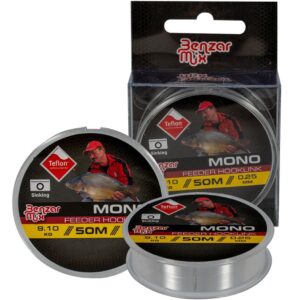 FIR MONOFILAMENT BENZAR MIX MONO FEEDER HOOKLINK 50M