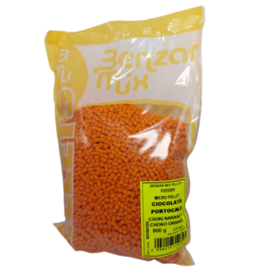 PELETE BENZAR MIX FEEDER MICRO PELLET 3.5MM 800G - CIOCOLATA PORTOCALA