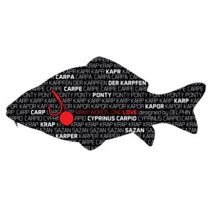 STICKER DELPHIN SERIA WORDS - CRAP 10X4.65CM