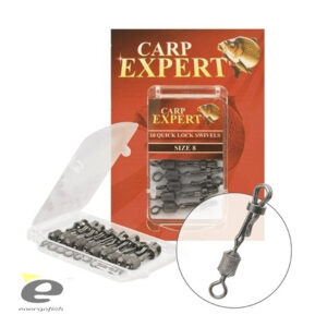 AGRAFE CARP EXPERT QUICK LOCK SWIVEL 10BUC