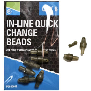 CONECTOR PRESTON IN-LINE QUICK CHANGE BEADS 6BUC