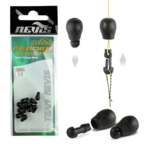 CONECTOR METHOD FEEDER QUICK CHANGE BEADS NEVIS 10BUC