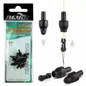 CONECTOR METHOD FEEDER QUICK CHANGE NEVIS 10BUC