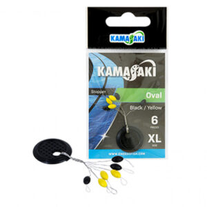 OPRITOARE OVALE KAMASAKI GALBEN/NEGRU