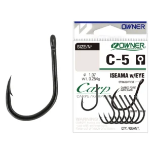 CARLIGE OWNER C-5 CARP ISEAMA WITH EYE