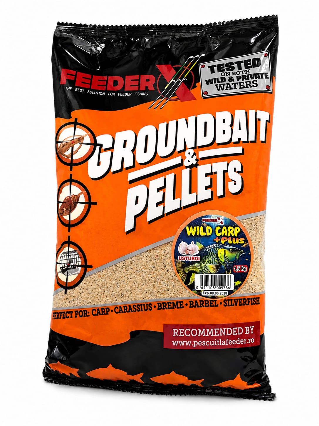 NADA FEEDERX WILD CARP PLUS 1.5 KG - imagine 2